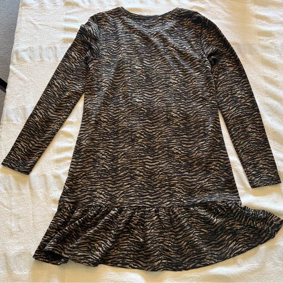 Michael Kors Tiger Print Long Sleeved Dress - Picture 6 of 7